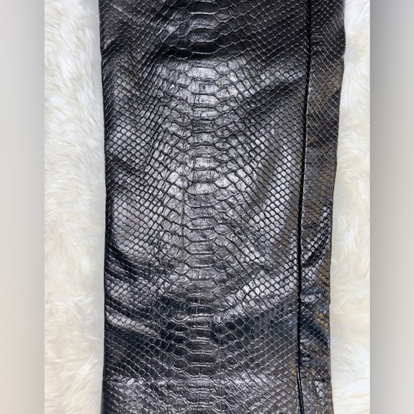 BABATON LEATHER SNAKESKIN PANTS - Picture 2 of 5